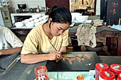 Siem Reap - inside the workshop of the 'Artisan d'Angkor'